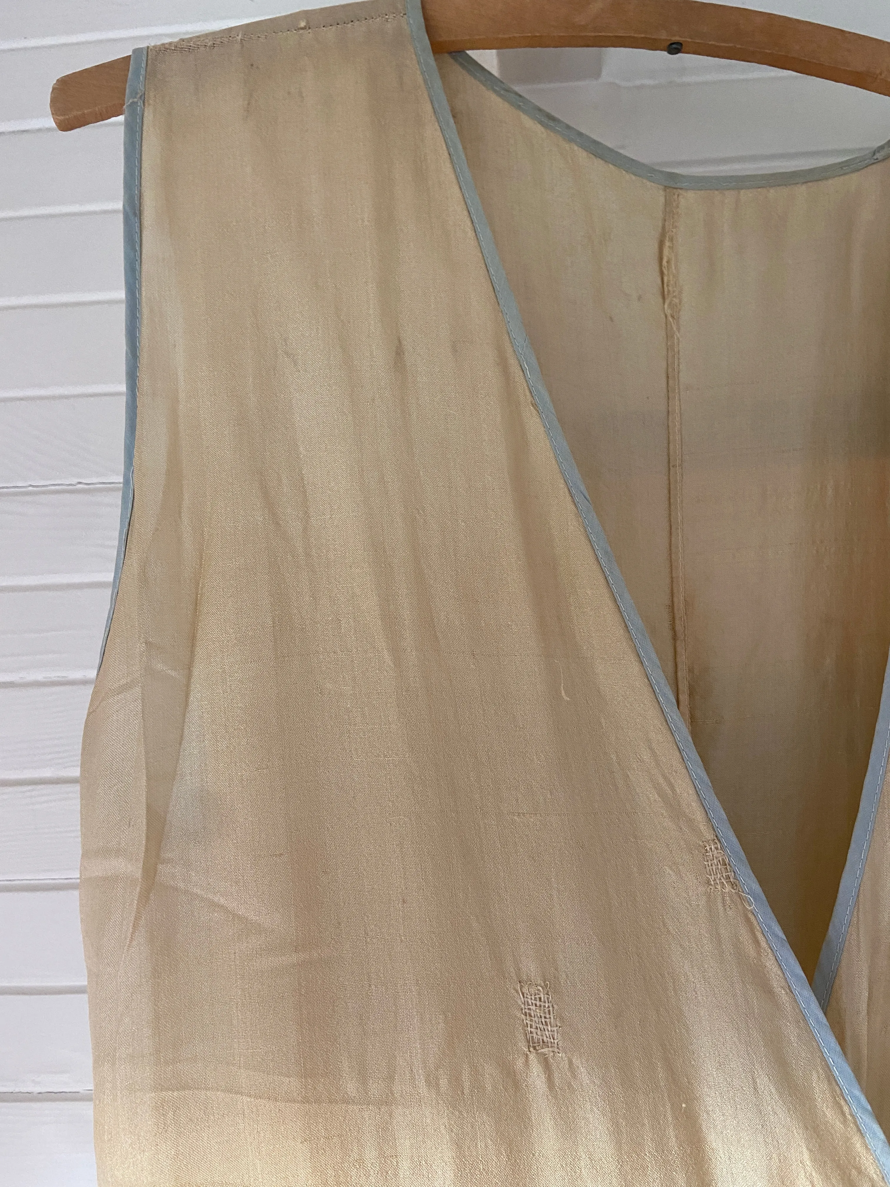 1920s Pongee Silk Beach Pajamas