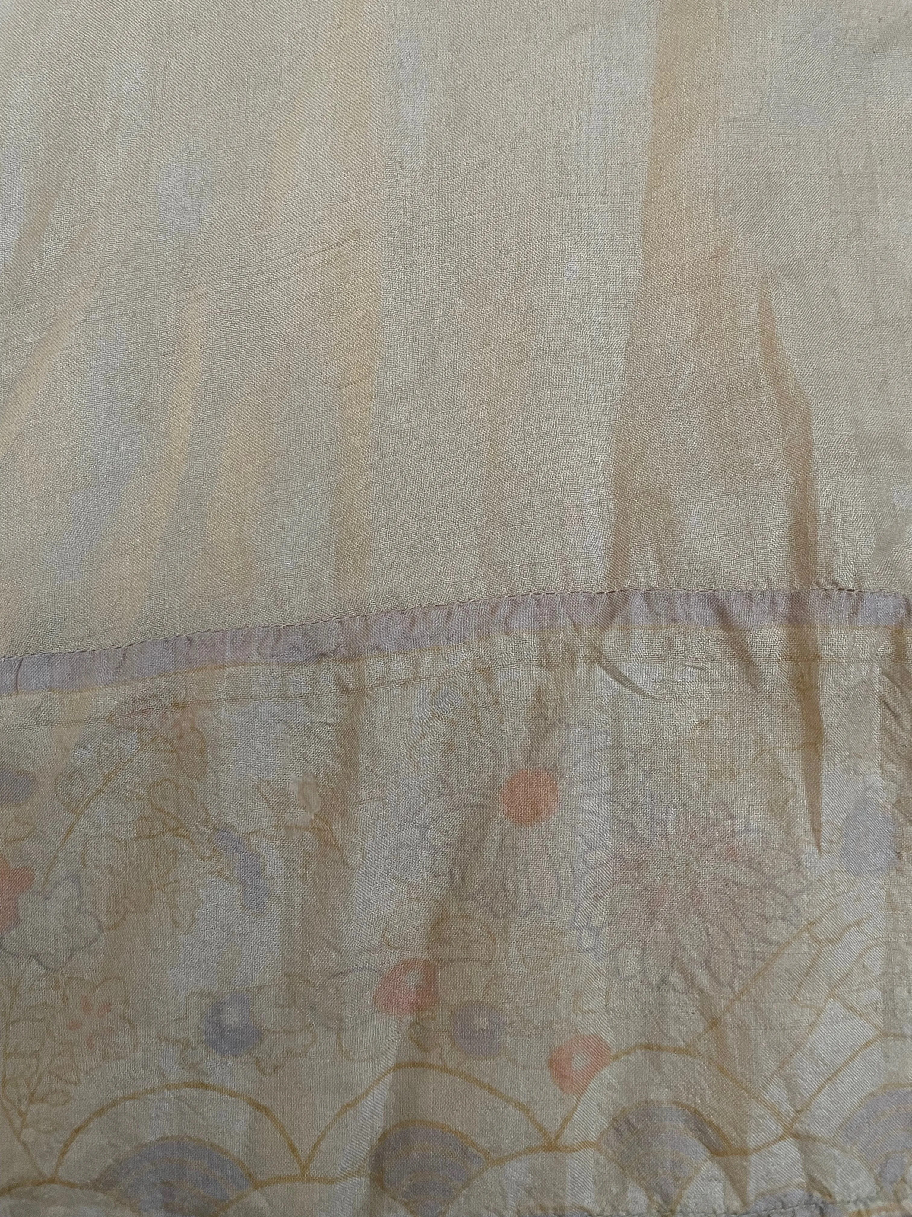 1930s Pongee Silk Japanese Beach Pajamas