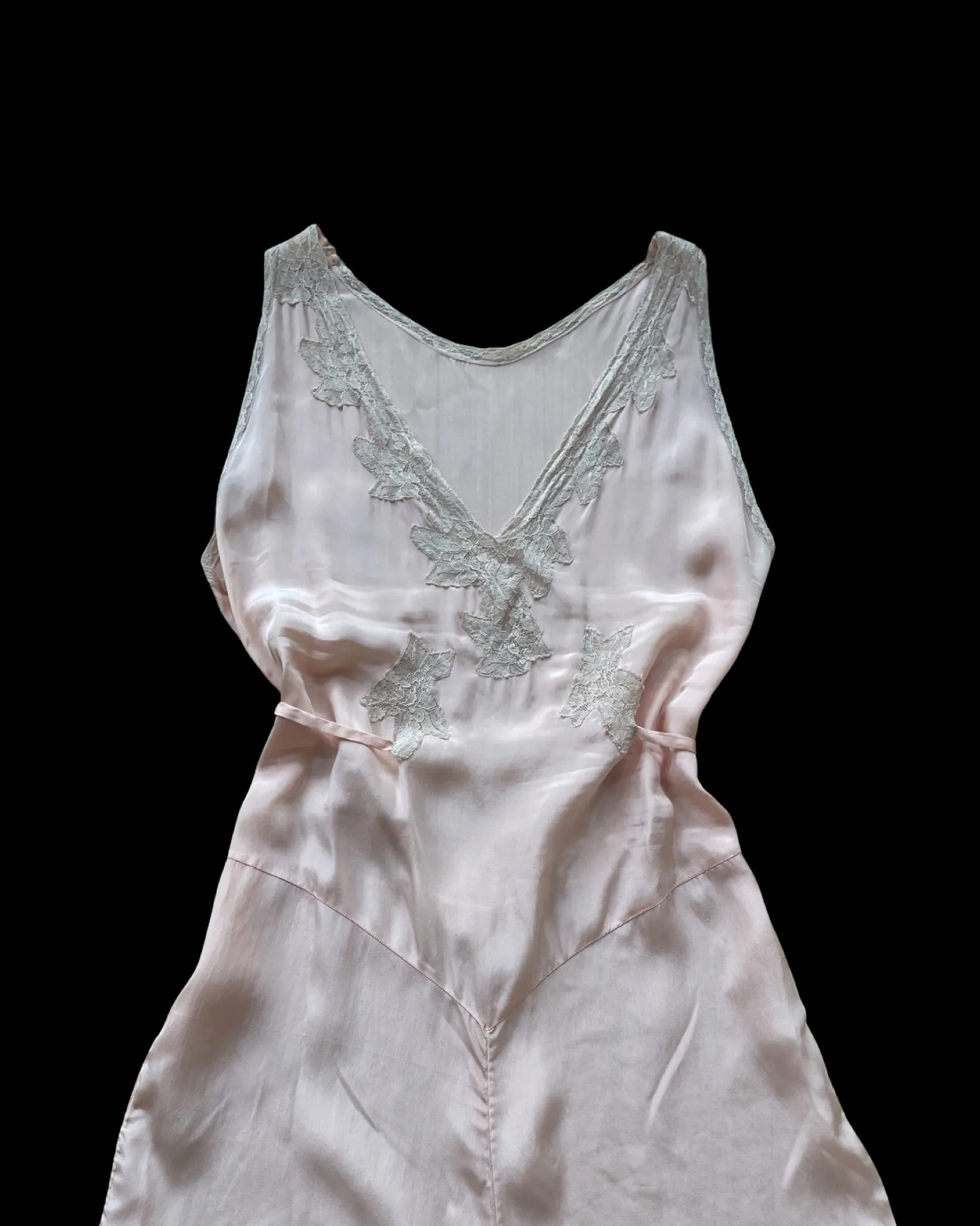 1930s Rayon Lace Jumpsuit Loungewear