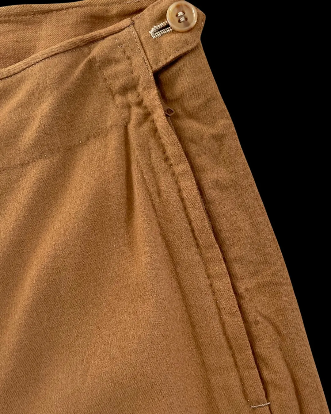 1950s Wool Side Button Riding Pants