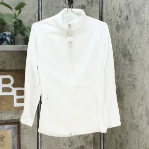 32 Degrees Cool Women's Mixed Media Lightweight Jacket White Large