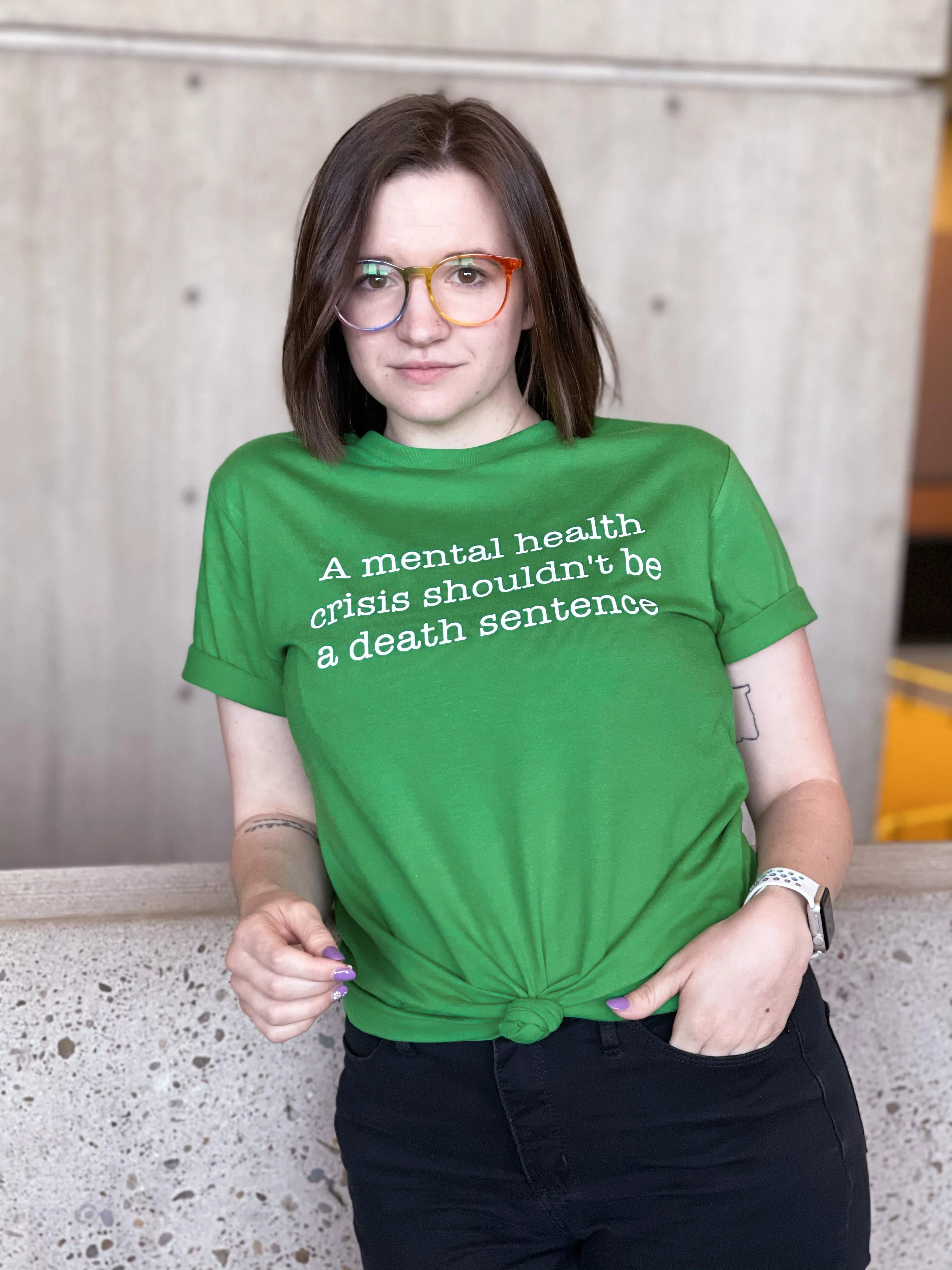 A Mental health crisis shouldn’t be a Death Sentence Adult Shirt
