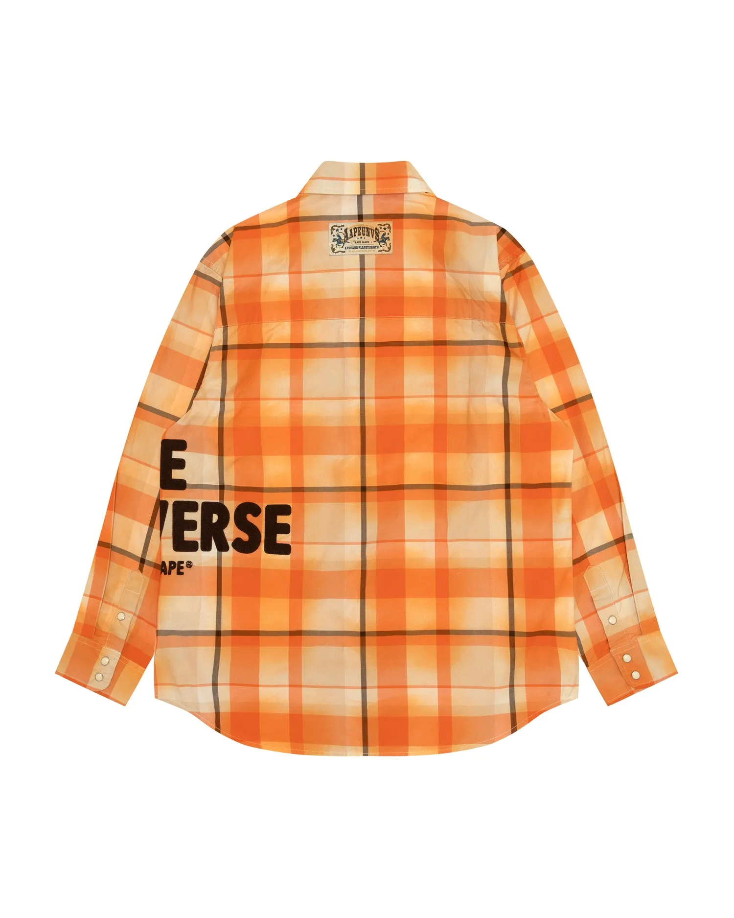 AAPEUNVS check long sleeve shirt
