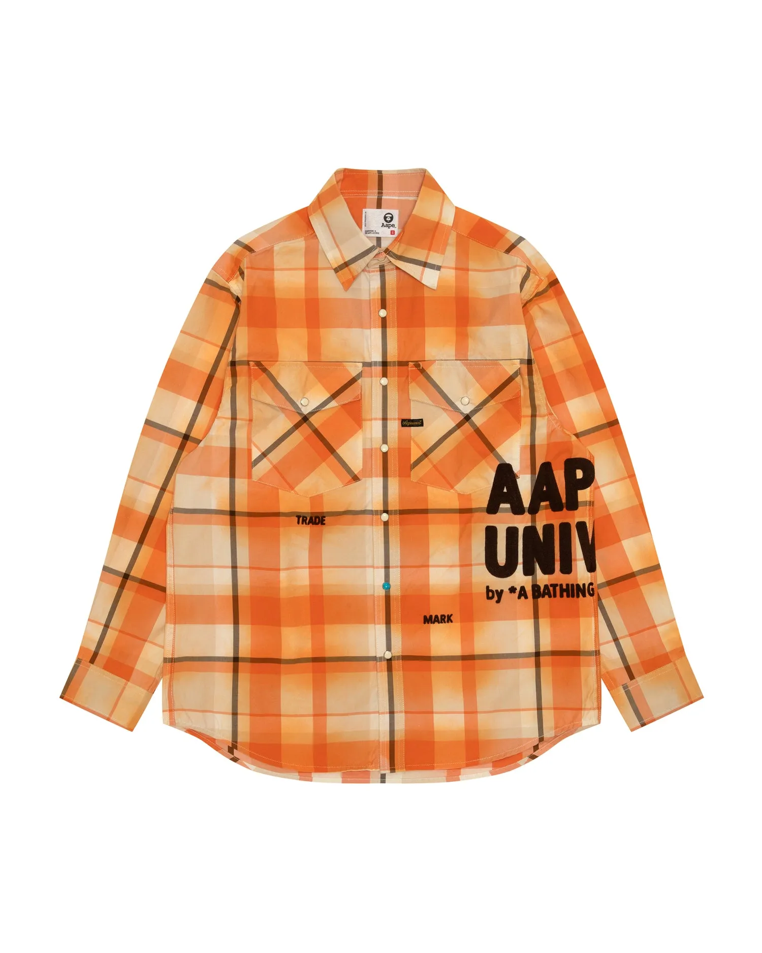 AAPEUNVS check long sleeve shirt