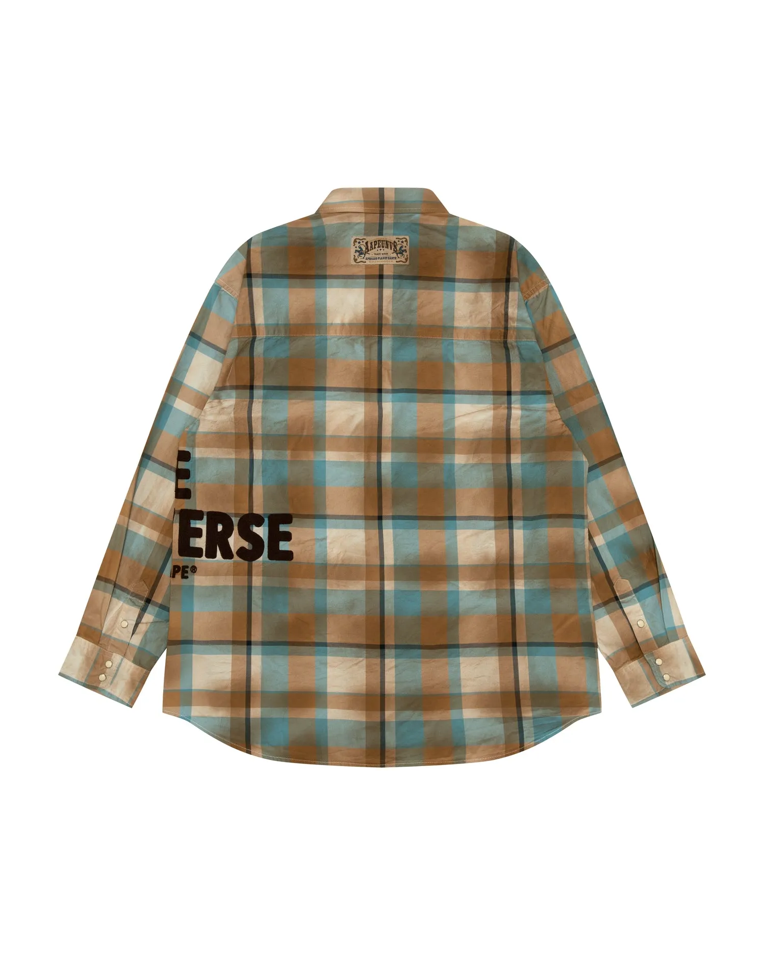 AAPEUNVS check long sleeve shirt