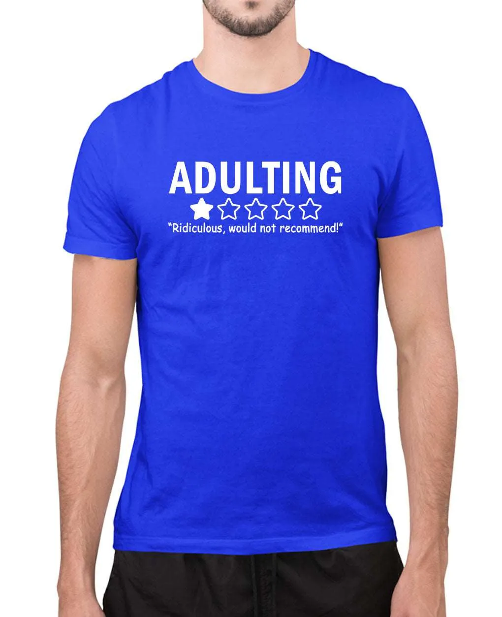 Adulting would not recommend funny t-shirt, sarcasm t-shirt
