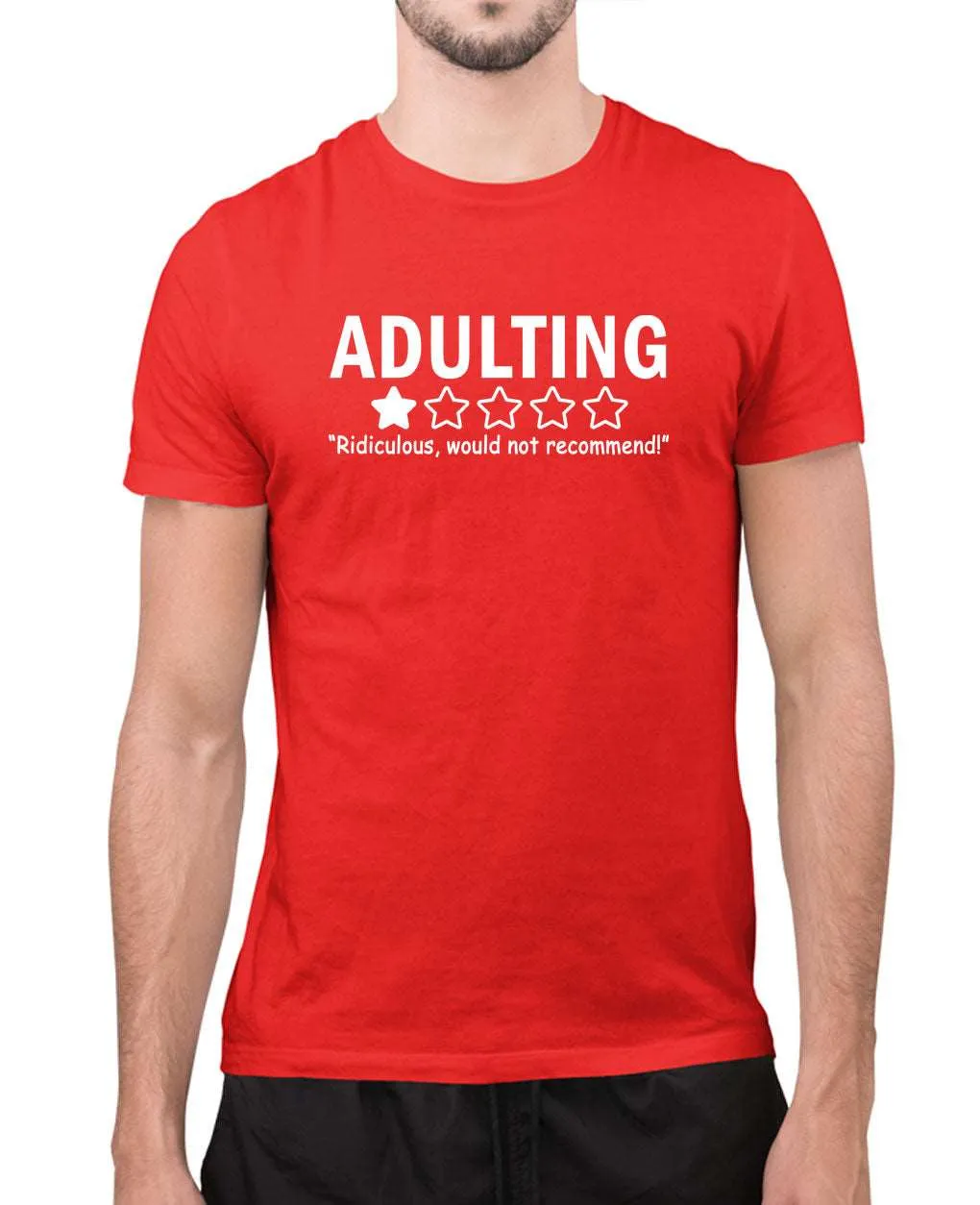 Adulting would not recommend funny t-shirt, sarcasm t-shirt