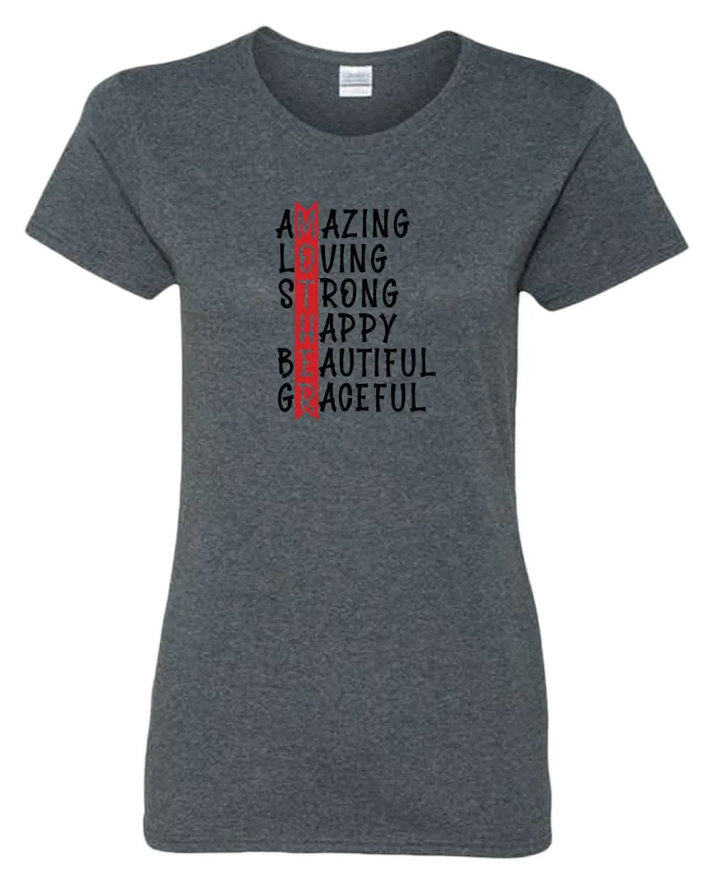 Amazing, loving strong beautiful mom t-shirt
