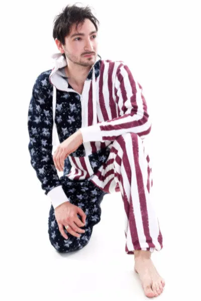 American Stars and Stripes USA Tracksuit Onesie