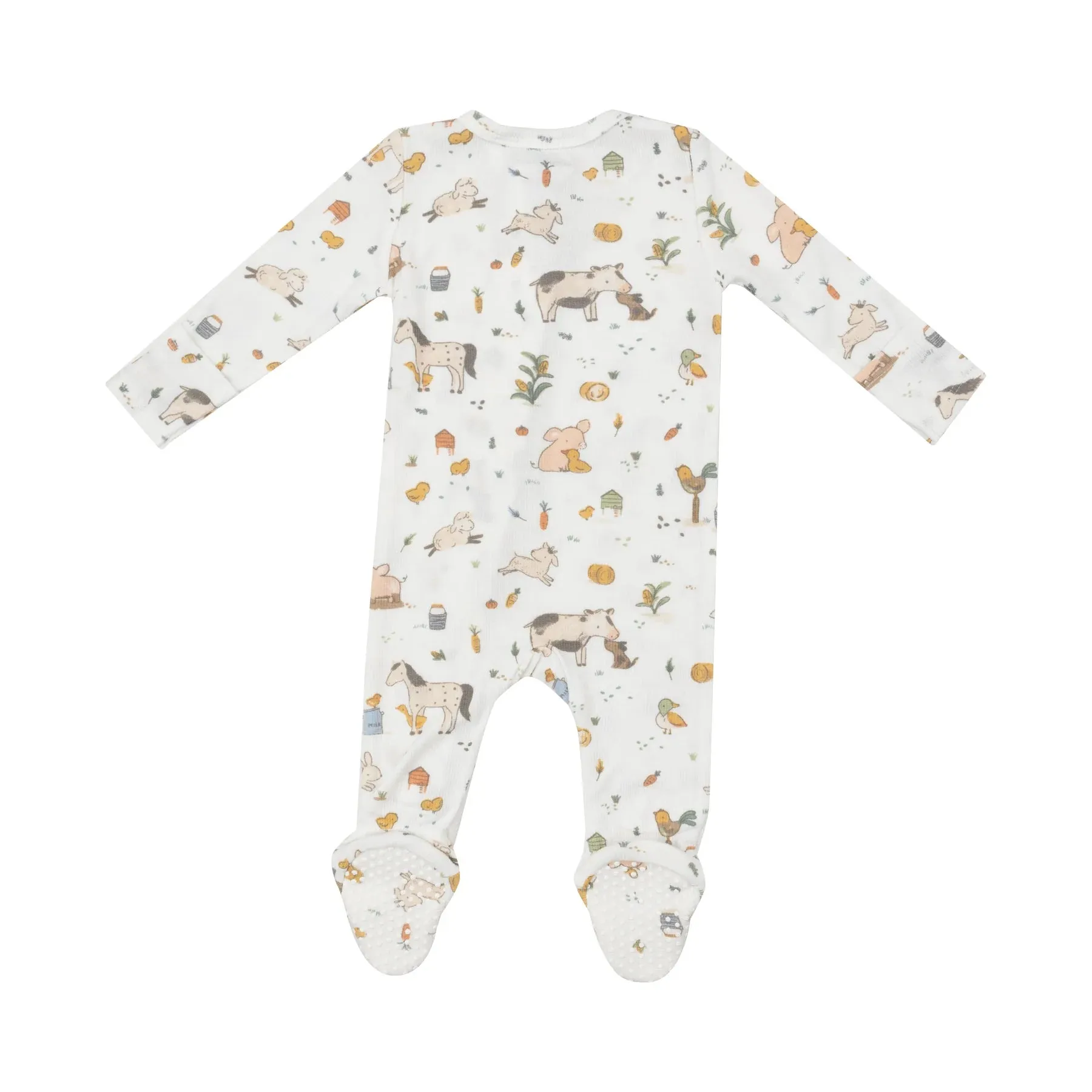 Angel Dear Farm Babies 2 Way Zipper Footie