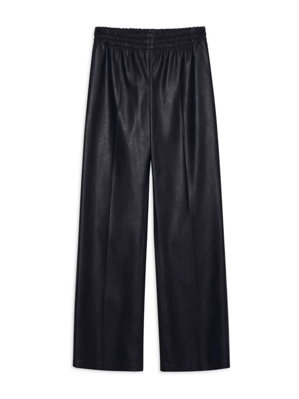 Anine Bing Soto Pant Night Sky Vegan Leather in Navy