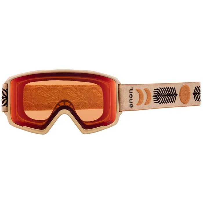 Anon M3 Goggles & Spare Lens Mens Asian Fit 2022 Magee / Perceive Sunny Red Lens