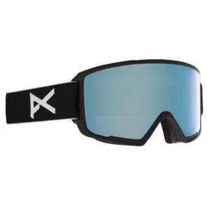 Anon M3 Goggles MFI Face mask & Spare Lens Mens Asian Fit 2022 Black / Perceive Variable Blue Lens