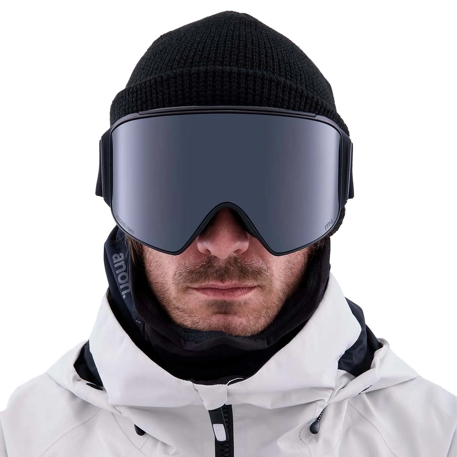 Anon M4 Cylindrical Goggles & MFI Face Mask & Spare Lens Smoke / Perceive Sun Onyx Lens
