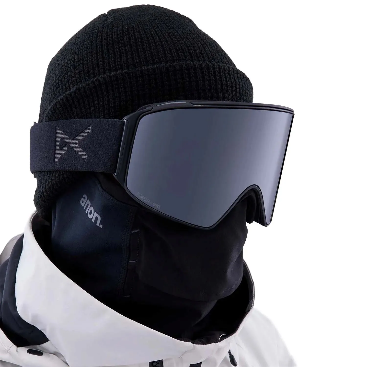 Anon M4 Cylindrical Goggles & MFI Face Mask & Spare Lens Smoke / Perceive Sun Onyx Lens
