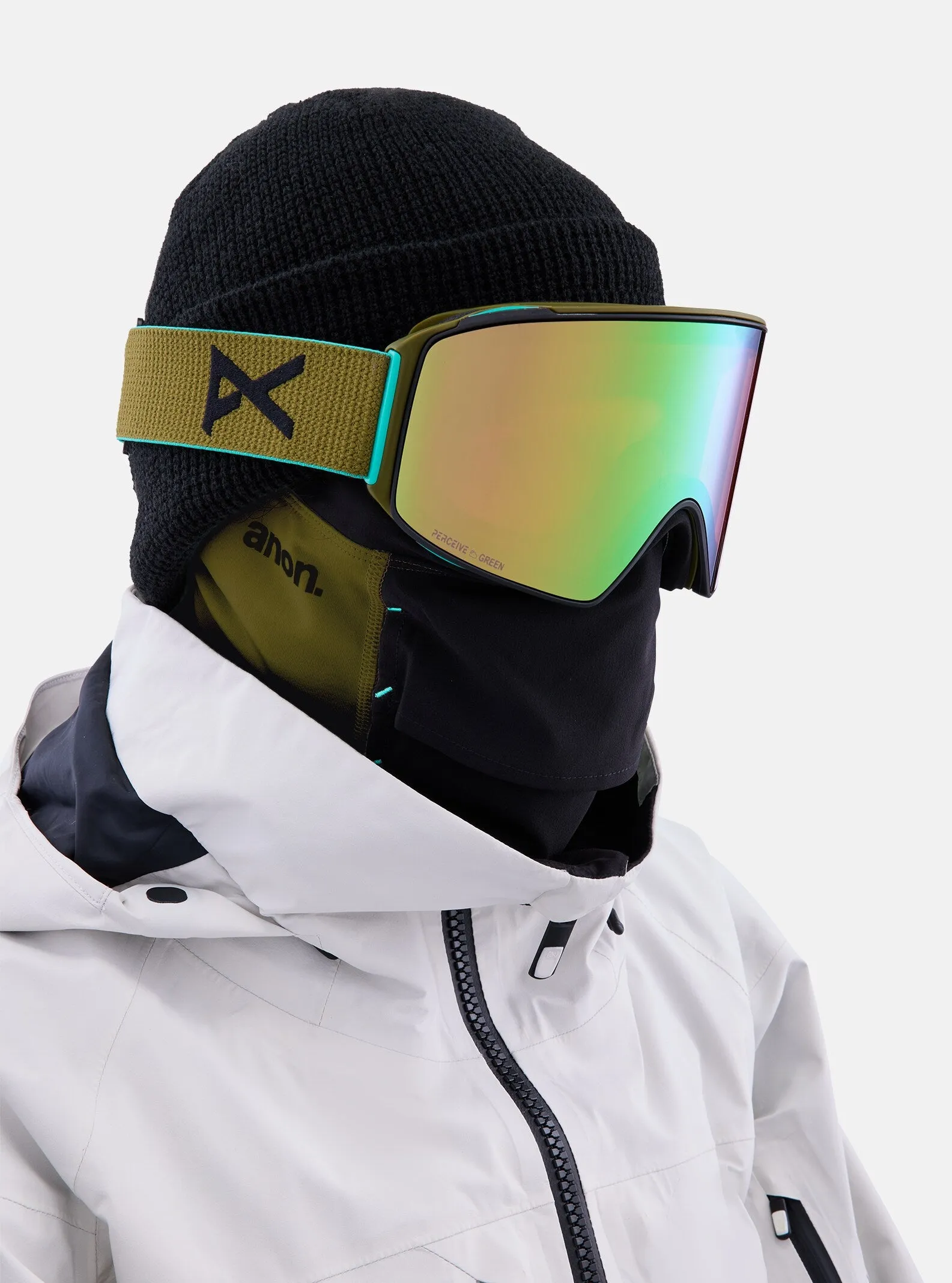 Anon M4 Toric Goggles MFI Face Mask & Spare Lens Mens 2023 Green / Perceive Variable Green Lens