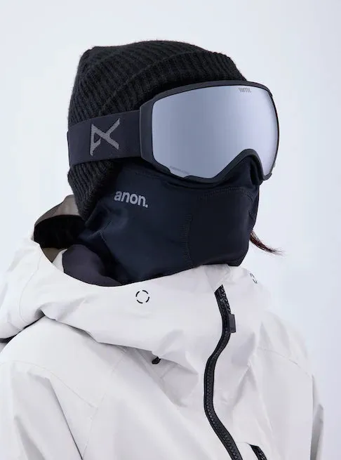 Anon WM1 Goggles & MFI Face Mask & Spare Lens Low Bridge Fit Smoke / Perceive Sun Onyx Lens