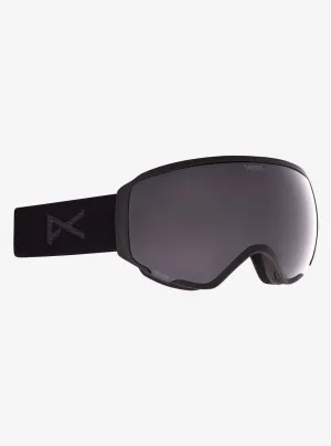 Anon WM1 Goggles & Spare Lens Womens Asian Fit 2022 Smoke / Perceive Sunny Onyx Lens