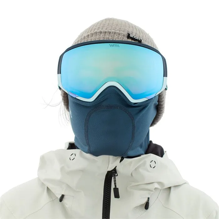 Anon WM1 Goggles MFI Face mask & Spare Lens Womens 2022 Navy / Perceive Variable Blue Lens