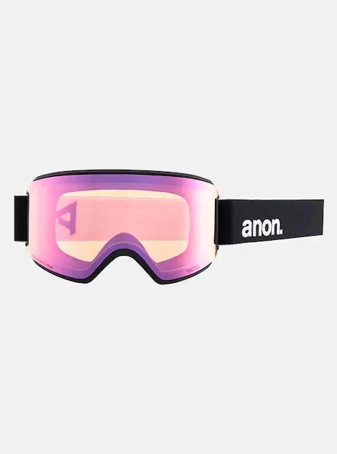 Anon WM3 Goggles & MFI Face Mask & Spare Lens Black / Perceive Variable Blue Lens