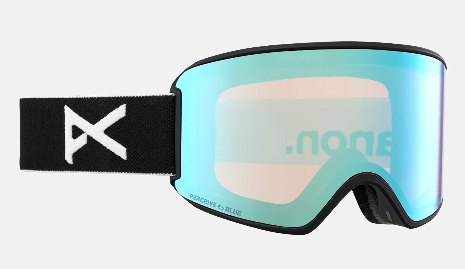 Anon WM3 Goggles & MFI Face Mask & Spare Lens Black / Perceive Variable Blue Lens