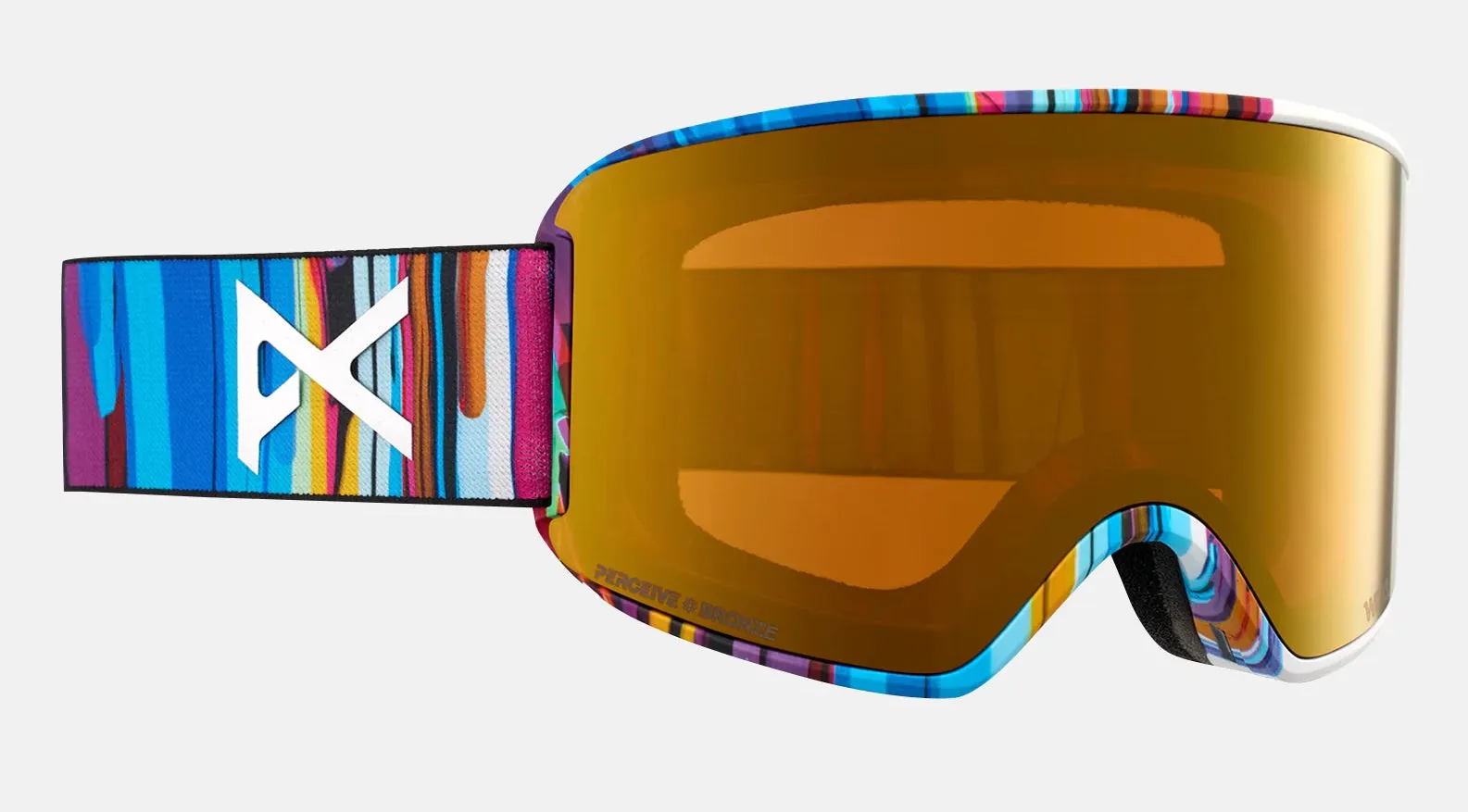 Anon WM3 Goggles & MFI Face Mask & Spare Lens Feelgood / Perceive Sun Bronze Lens