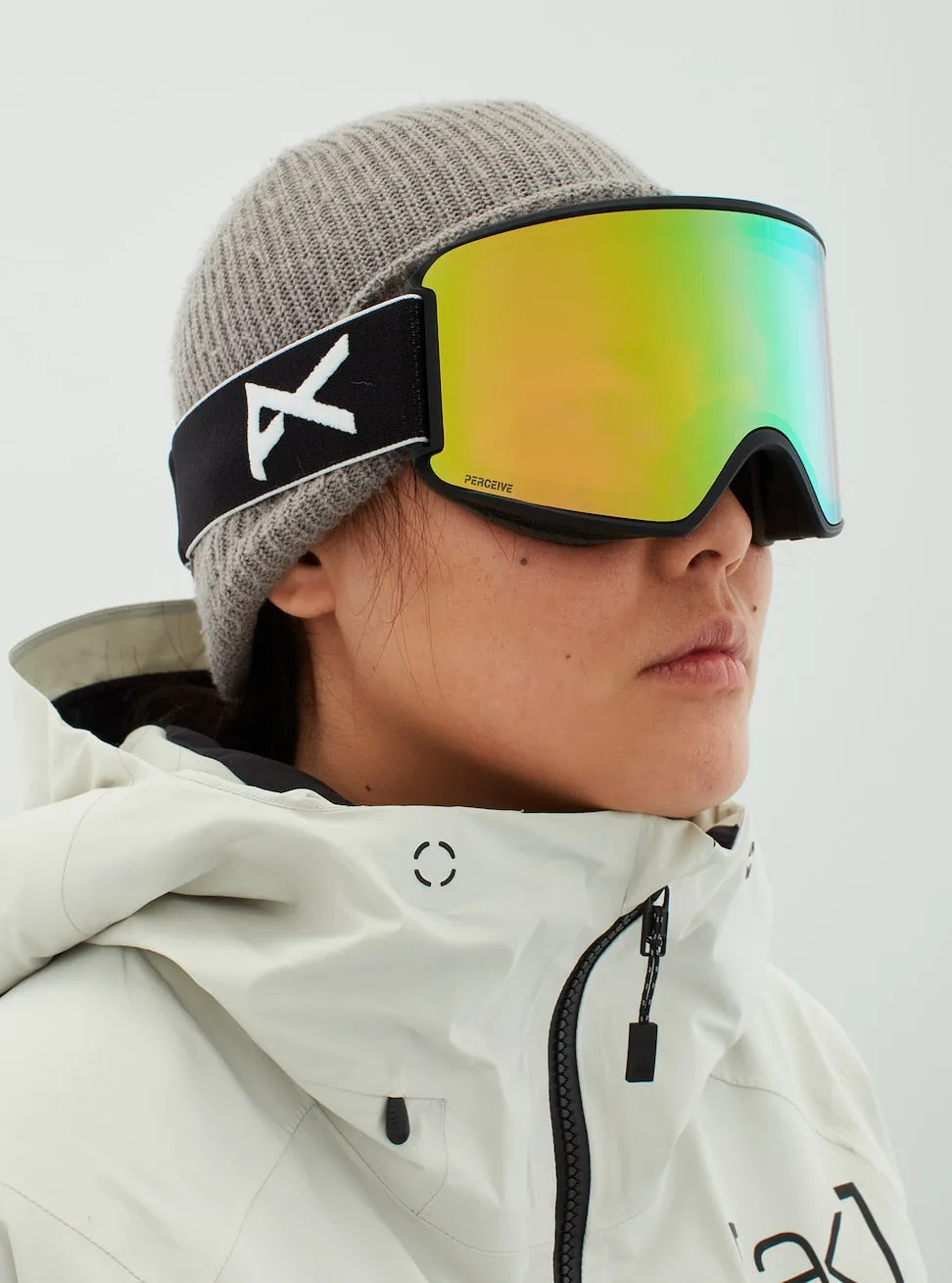 Anon WM3 Goggles & Spare Lens Womens 2022 Black / Perceive Variable Green Lens