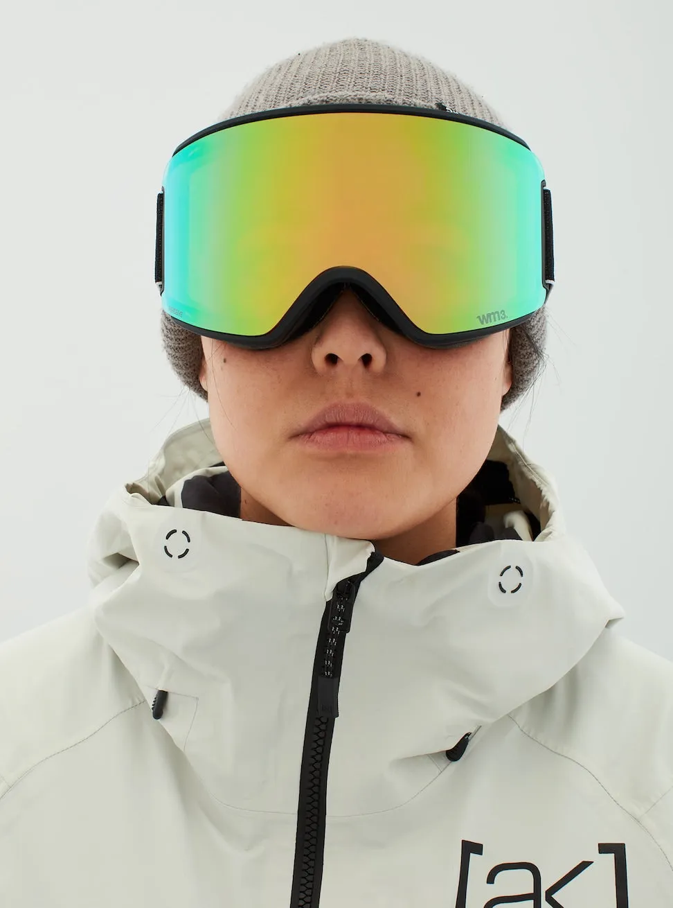 Anon WM3 Goggles & Spare Lens Womens 2022 Black / Perceive Variable Green Lens