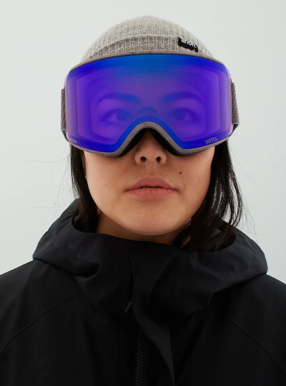Anon WM3 Goggles & Spare Lens Womens 2022 Purple / Perceive Variable Violet