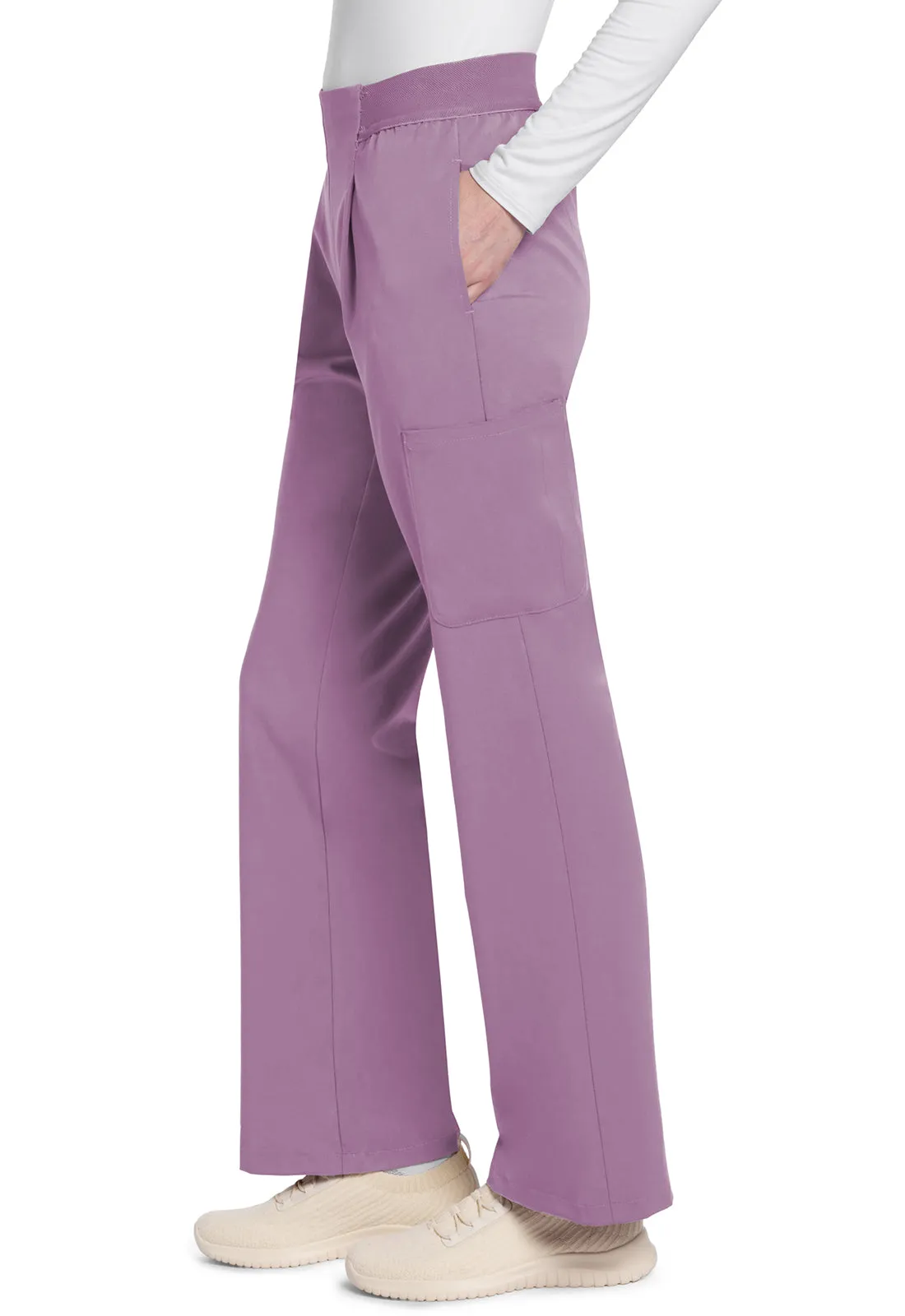Atmos CK093A Mid Rise Pull-On Moderate Flare Leg Pants Mauve Haze