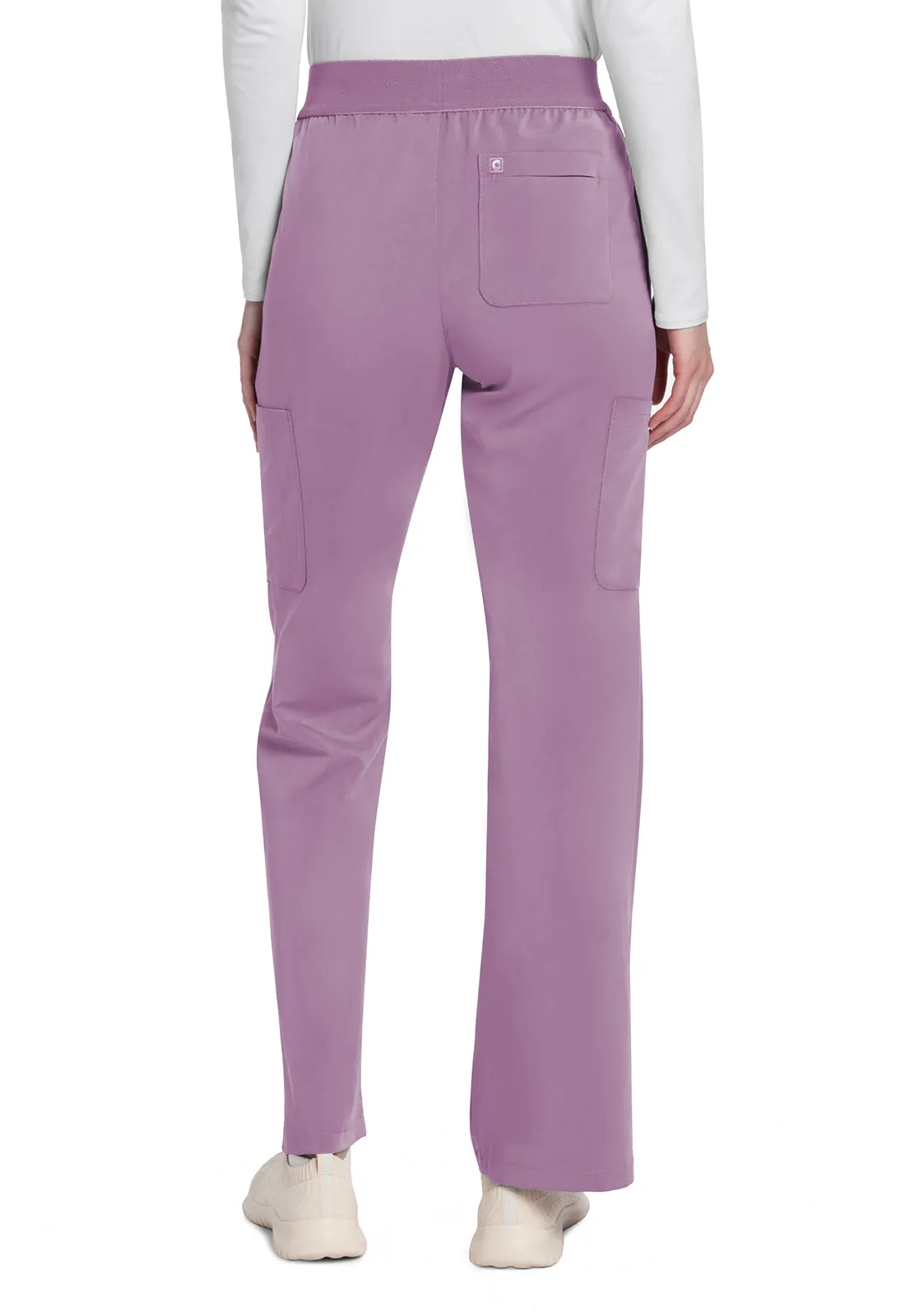 Atmos CK093A Mid Rise Pull-On Moderate Flare Leg Pants Mauve Haze