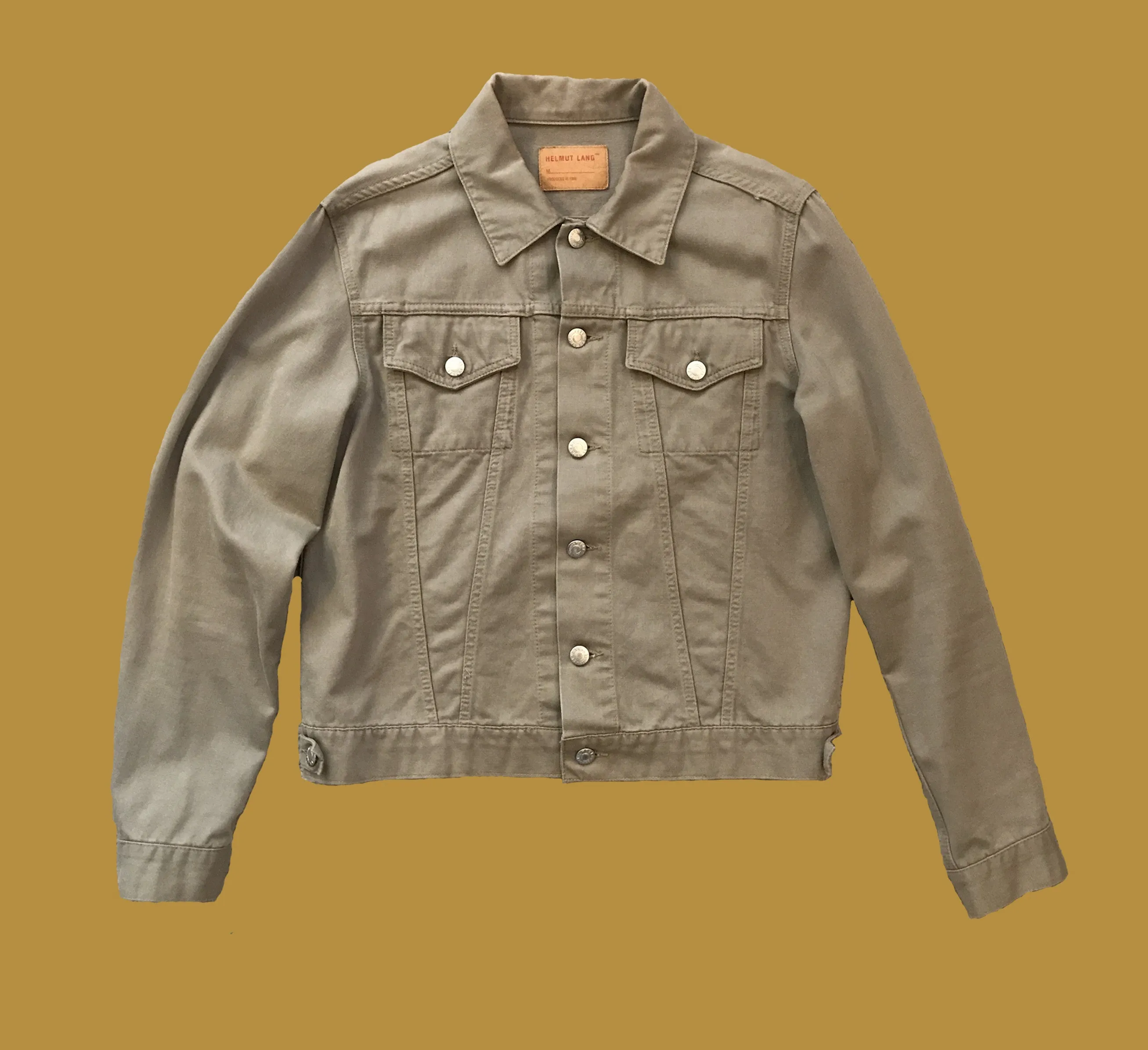 A/W 1996 Red Stripe Trucker Jacket by Helmut Lang