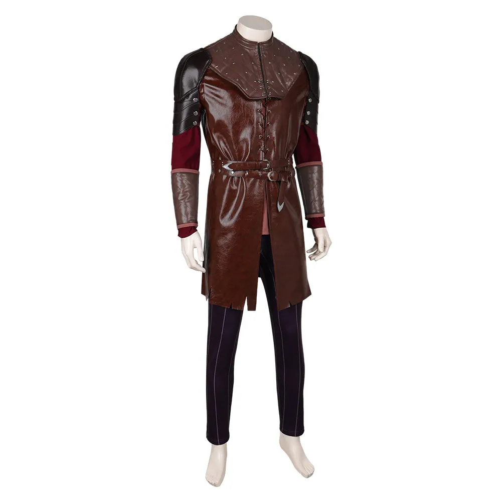 Baldur's Gate 3 Vampire Astarion Battle Suit Costume Outfits Halloween Carnival Suit
