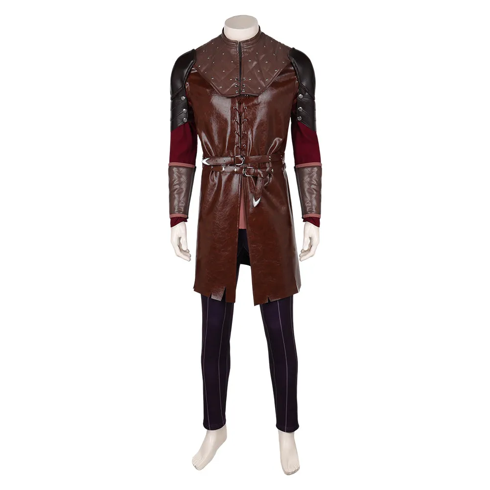 Baldur's Gate 3 Vampire Astarion Battle Suit Costume Outfits Halloween Carnival Suit