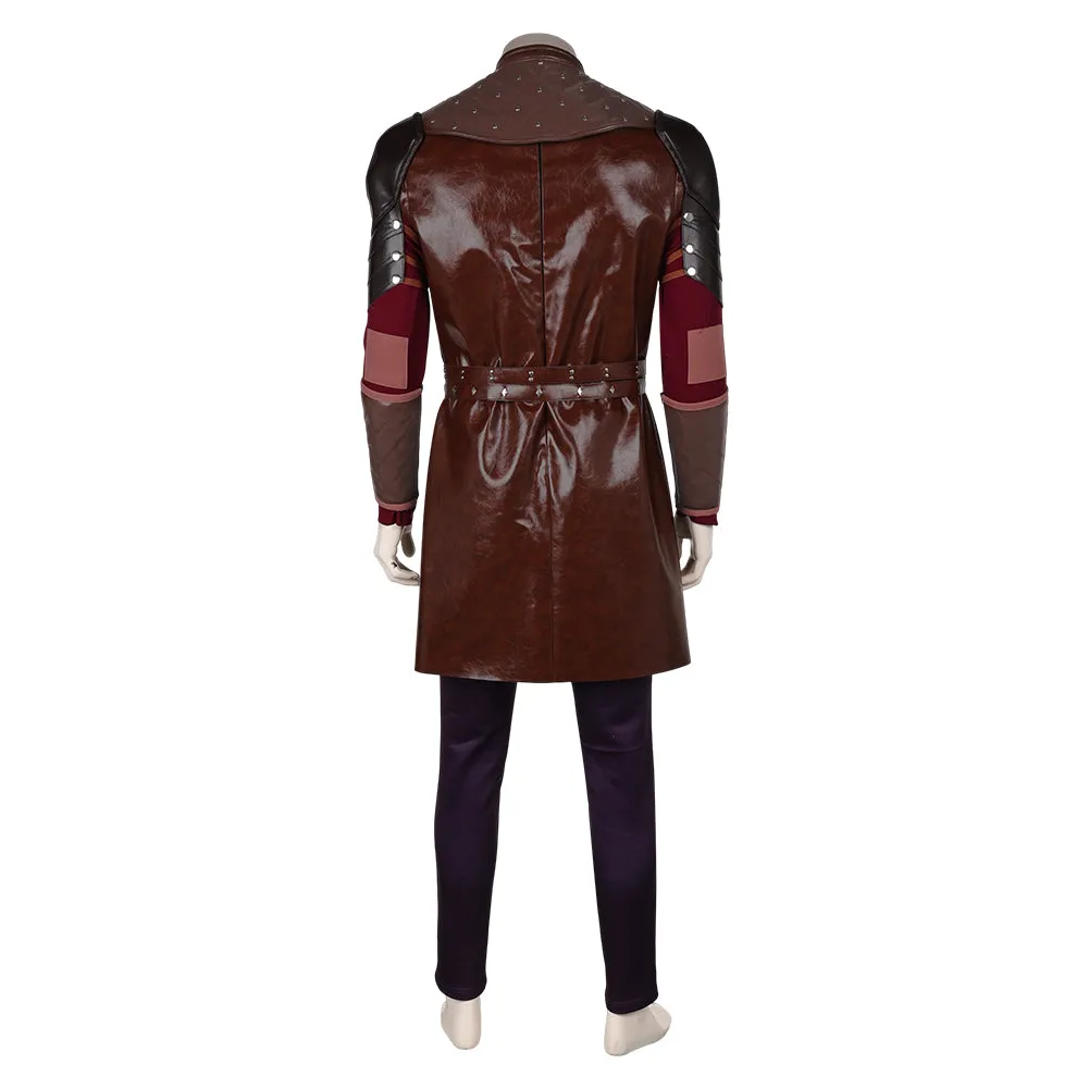 Baldur's Gate 3 Vampire Astarion Battle Suit Costume Outfits Halloween Carnival Suit