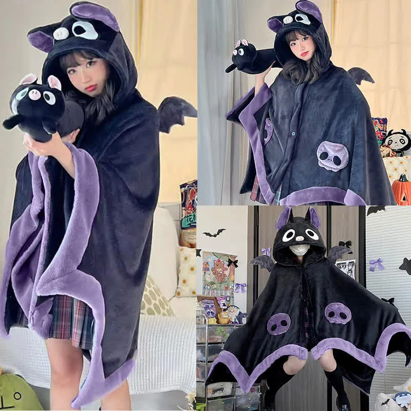 Bat Hooded Blanket  UB110
