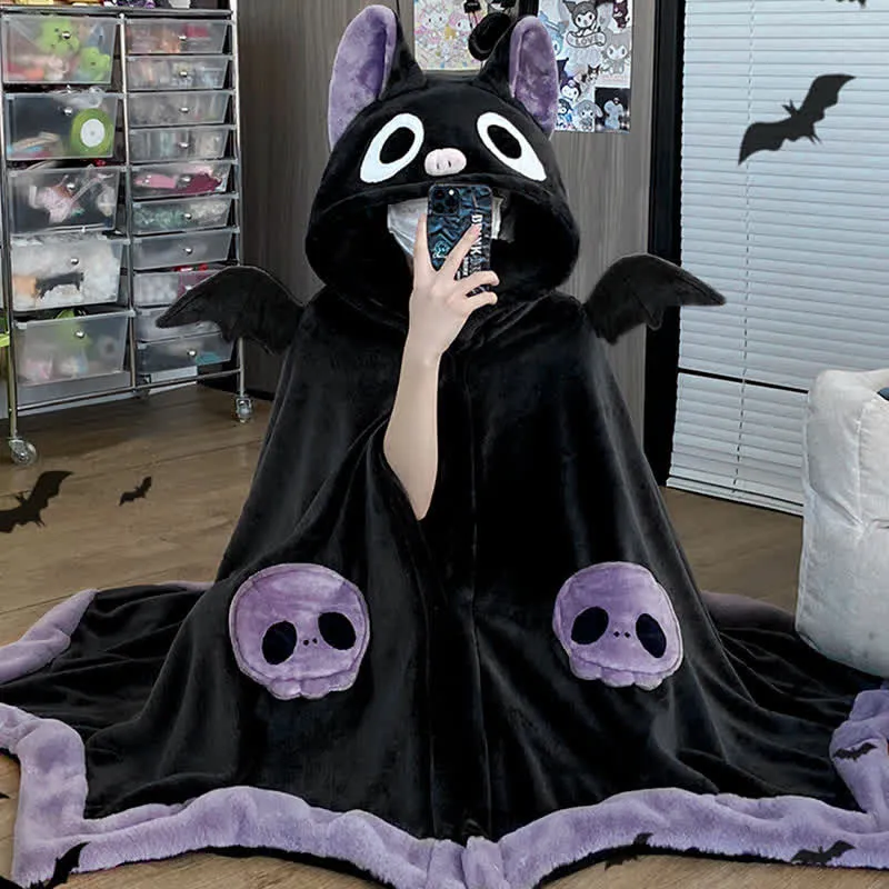 Bat Hooded Blanket  UB110