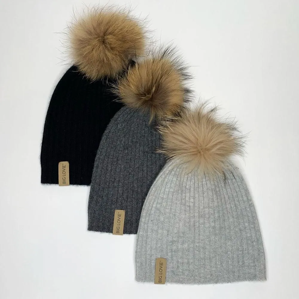 BEAUTIFUL SOUL CASHMERE HAT | SILVER