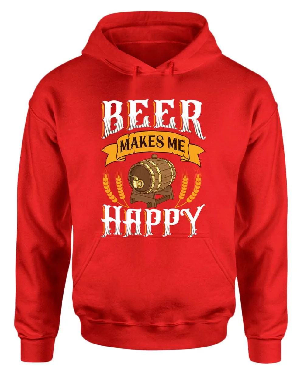 Beer makes me happy hoodie