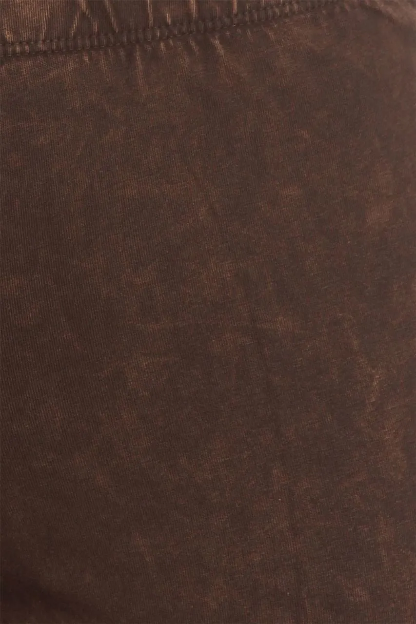 Bell Bottoms Yoga Pants Denim Colored Brown