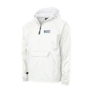 Beta Theta Pi Flannel Lined Windbreaker  - Letters