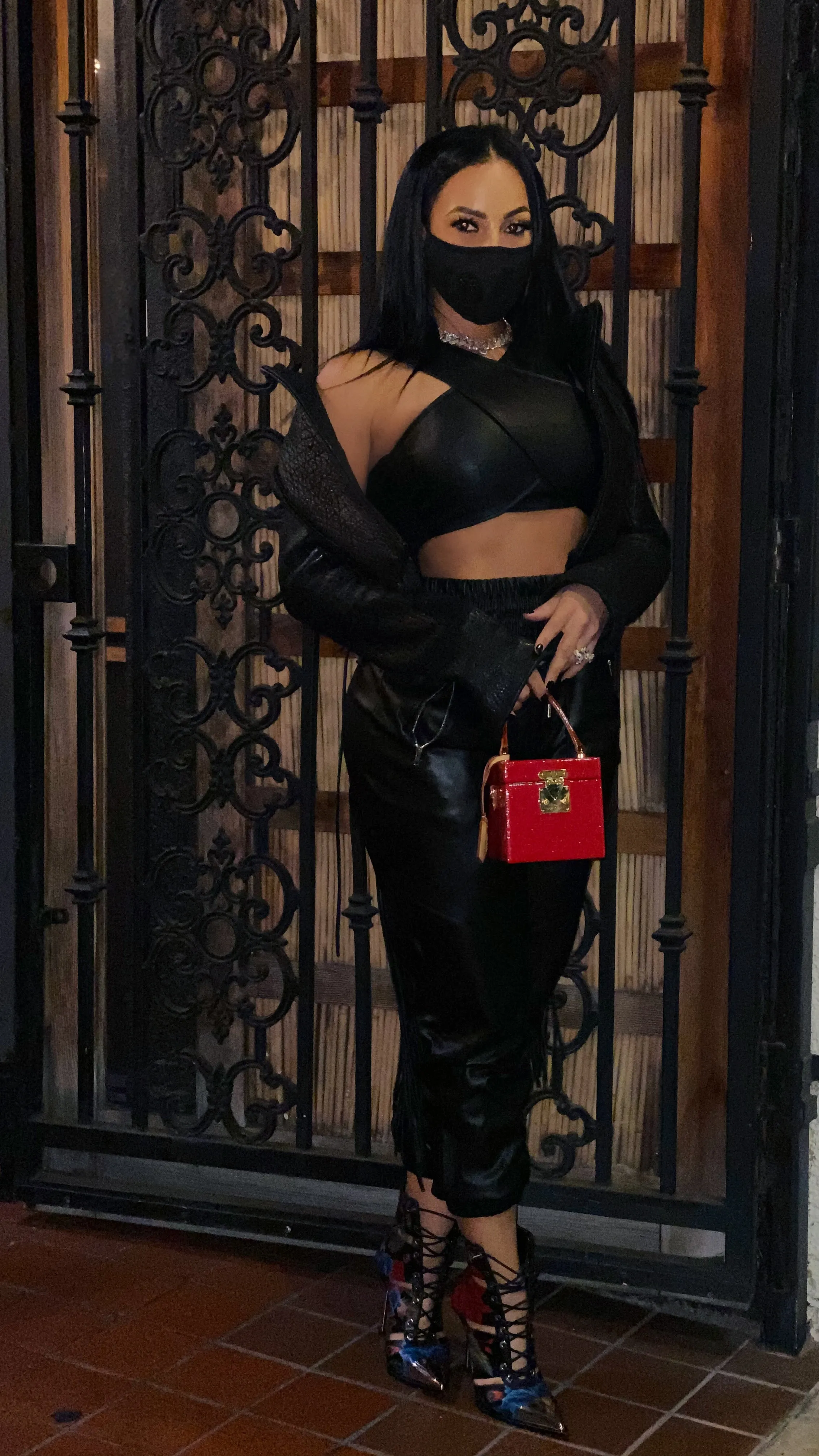 Biker Babe Leather Joggers