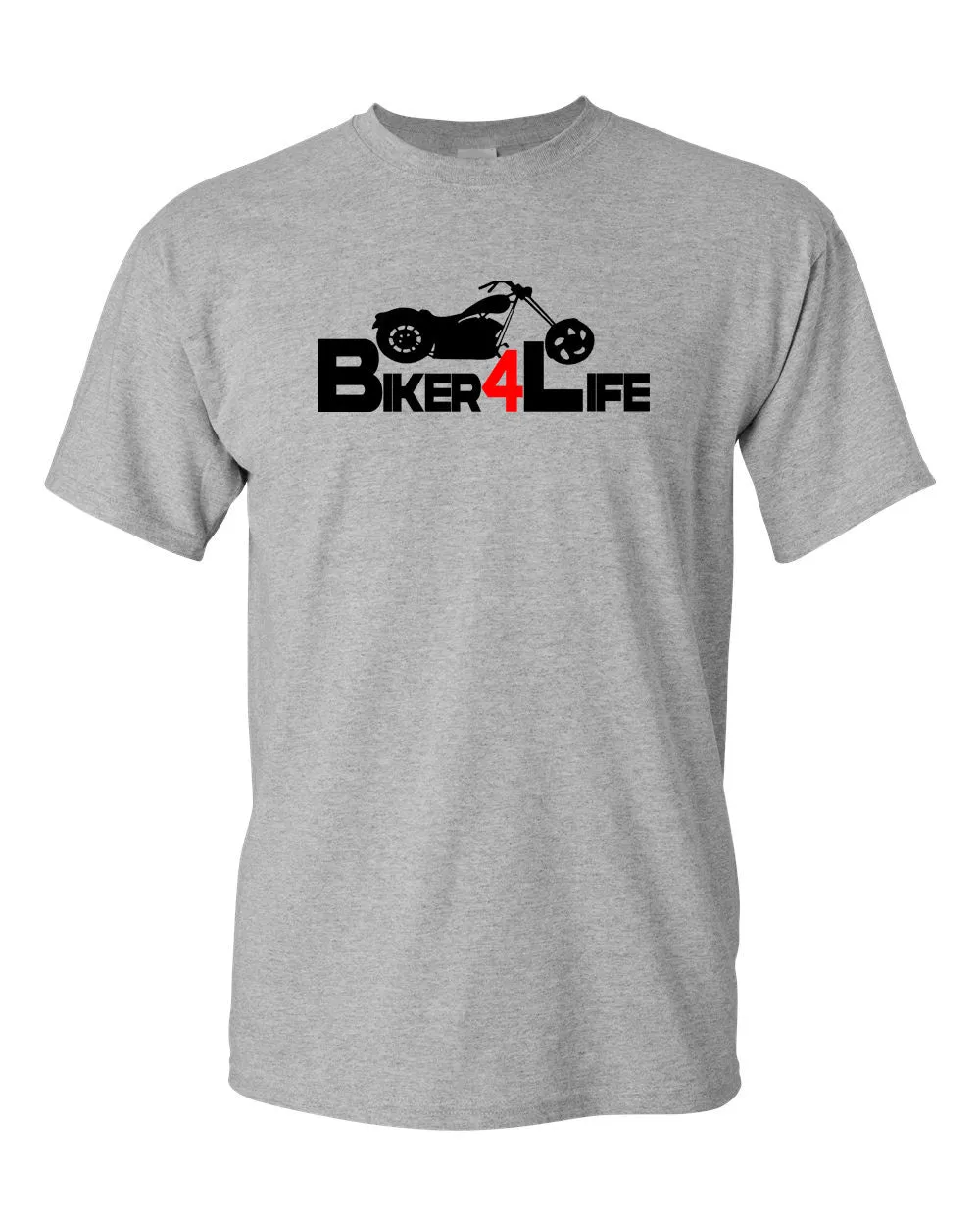Biker for Life T-Shirt Race Ride T-shirt Bike Motorcycle Shirt