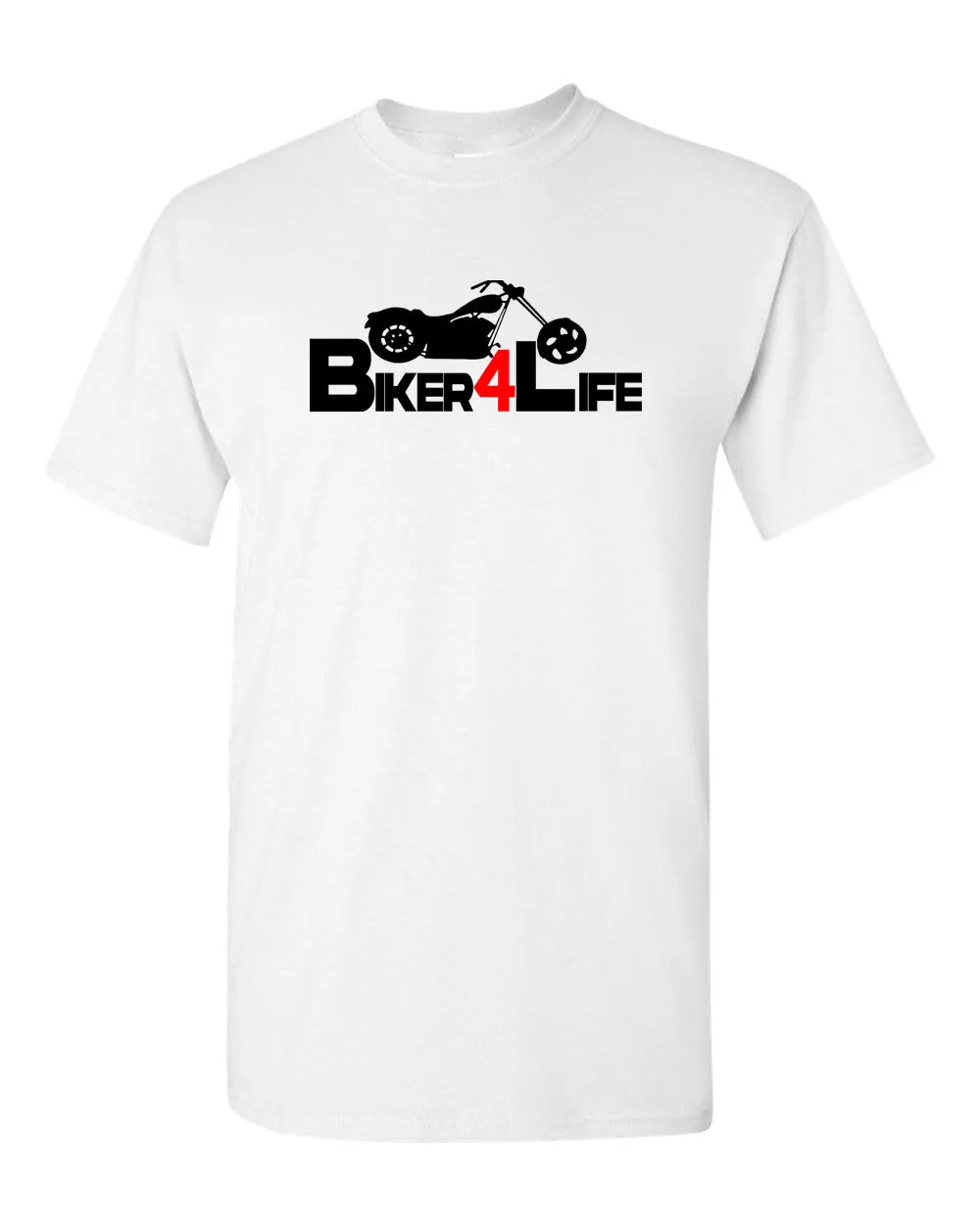 Biker for Life T-Shirt Race Ride T-shirt Bike Motorcycle Shirt