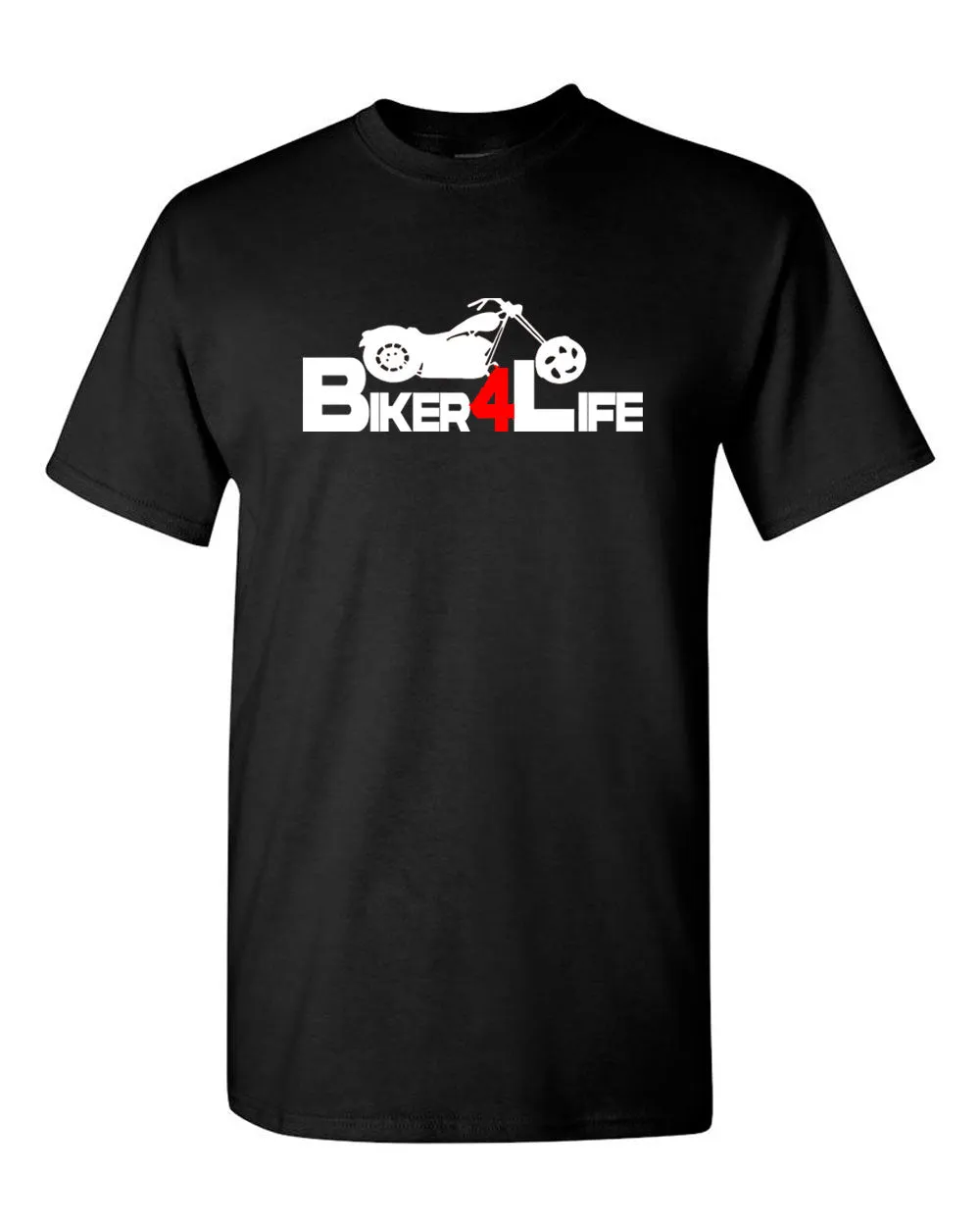 Biker for Life T-Shirt Race Ride T-shirt Bike Motorcycle Shirt