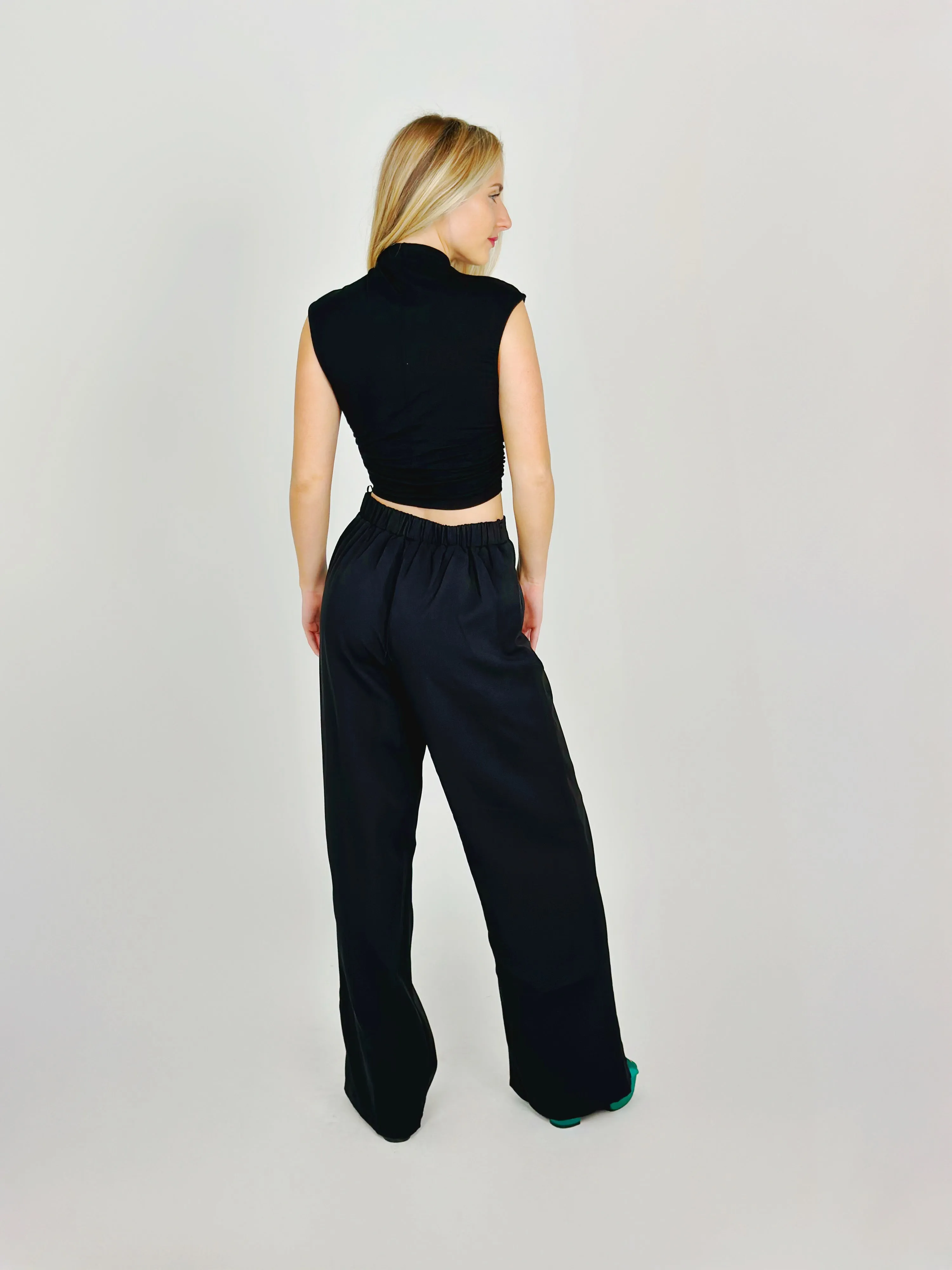 Black Flare Pants