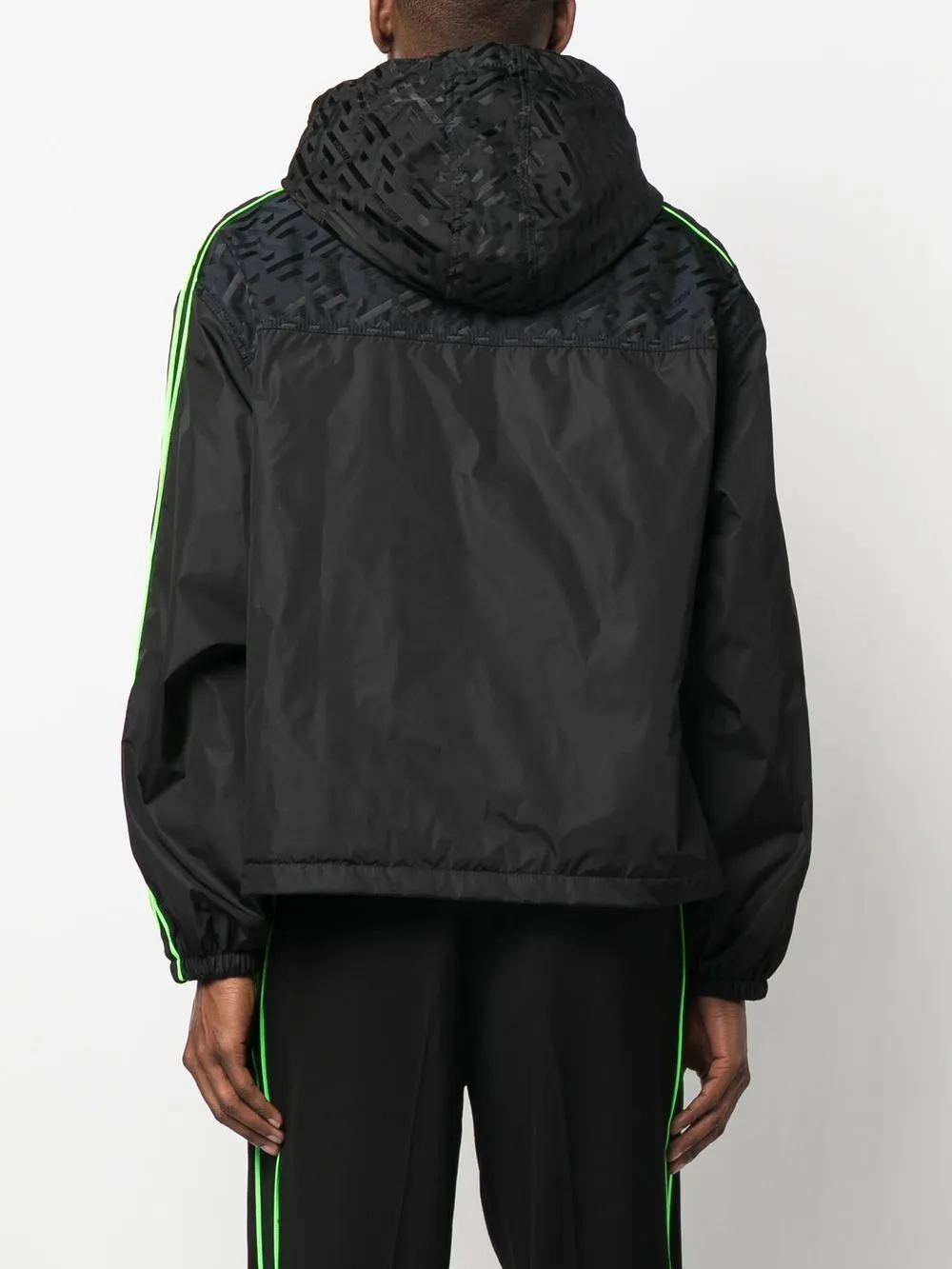 Black Greca Windbreaker