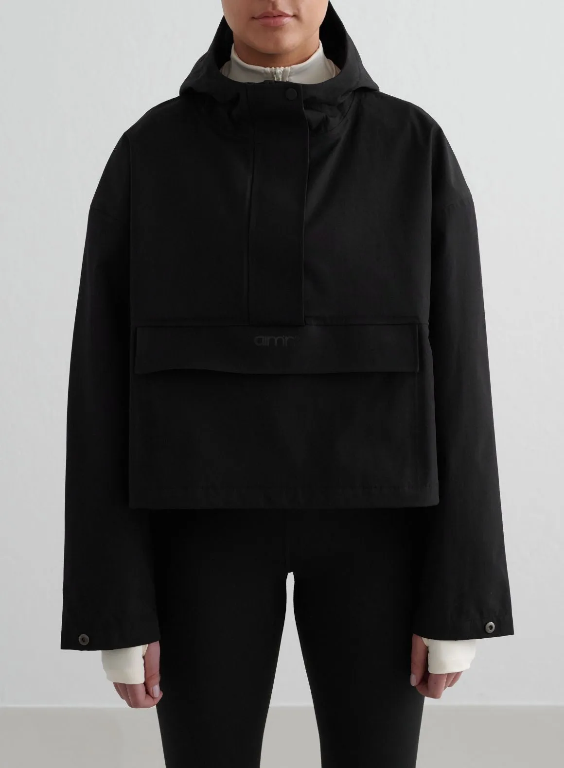 Black Waterproof Anorak