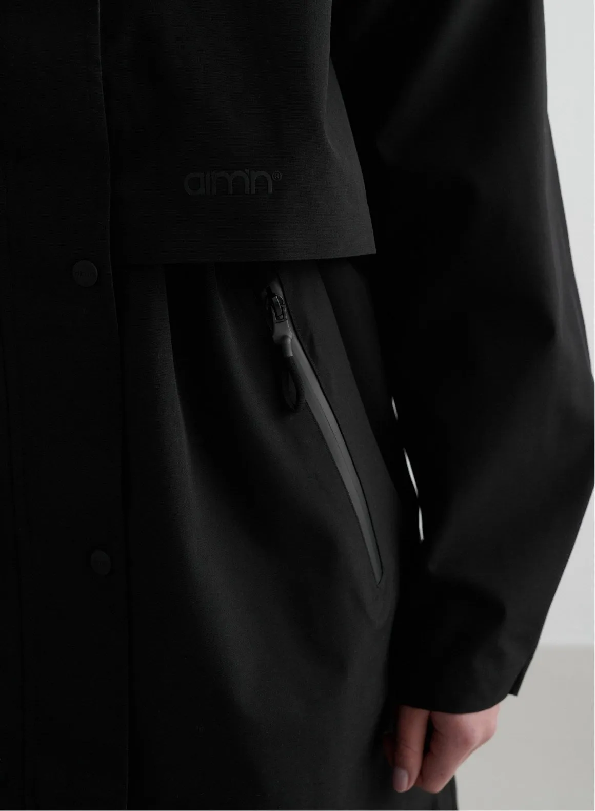 Black Waterproof Parka
