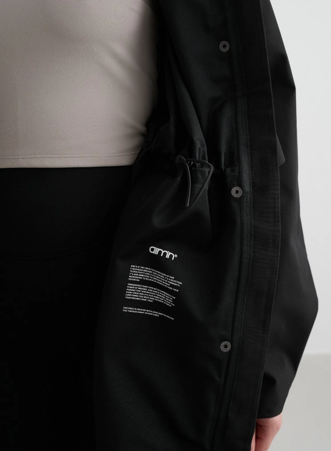 Black Waterproof Parka